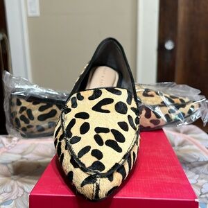 Leopard flats ~ Jordi loafer